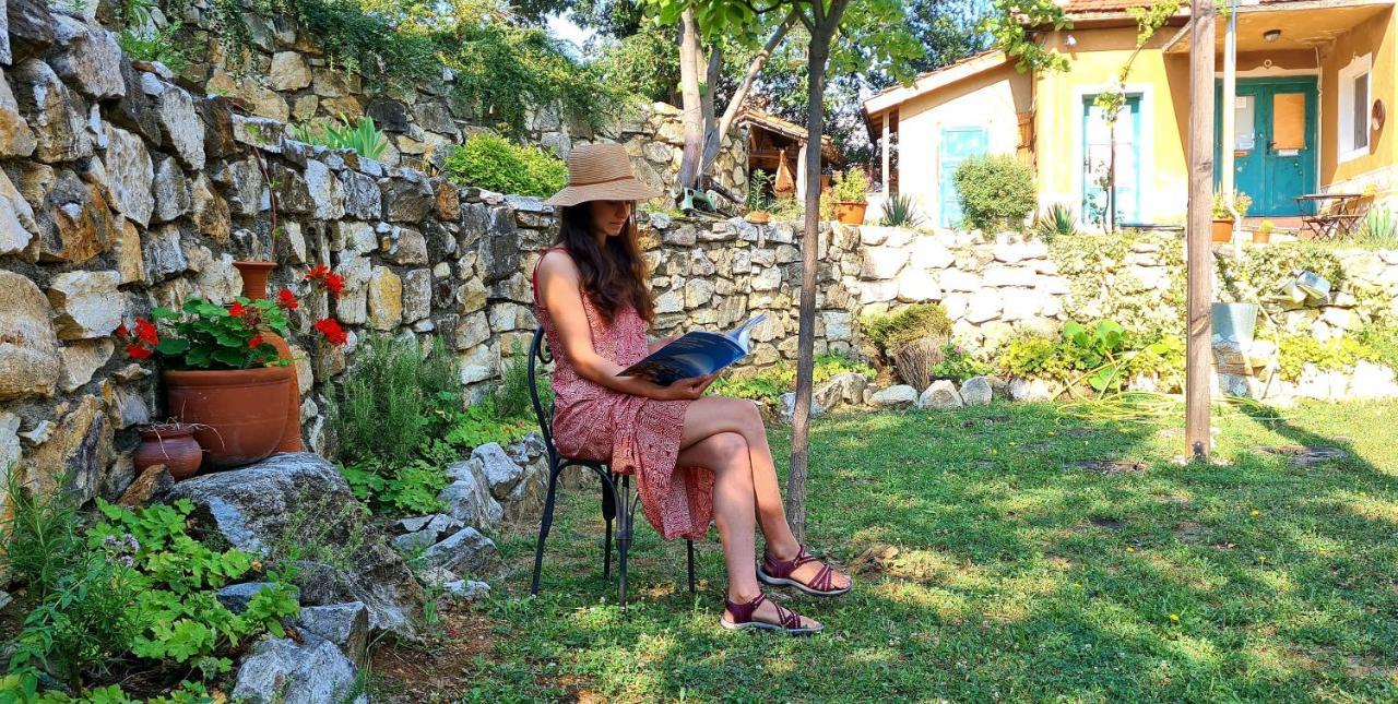 Cob Camp Bed & Breakfast Dŭbravite Dış mekan fotoğraf